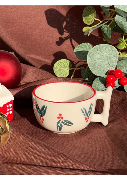 Noel Yaprakları Seramik Kupa fiyatları