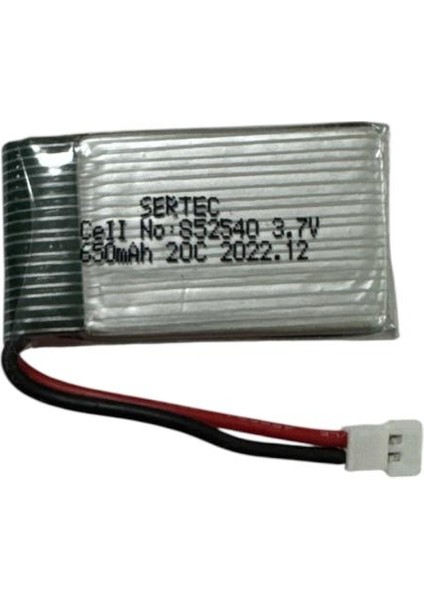 852540 / 3.7V - 650MAH - 20C Beyaz Soket
