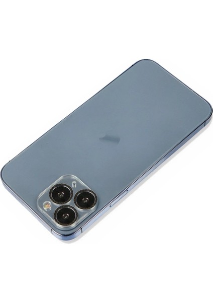 iPhone 11 Pro Max Shine Kamera Lens Koruma Cam - SIYAH-(5796) - BI001V-4Y6KY9