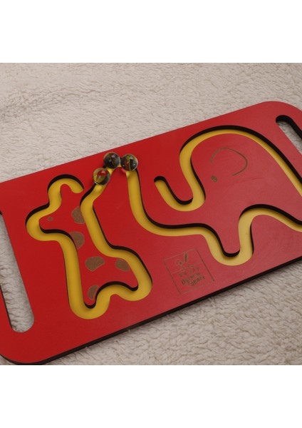 Dktt Ahşap Oyuncak Odası Ahşap Özel Tasarım Safari Misketli Labirent oyunu modelleri