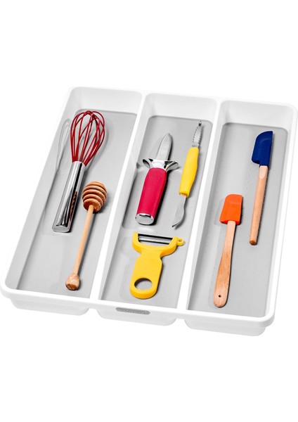 Madesmart 29100 Çekmece Bis 3 Adet Plastik Beyaz 41 x 34 x 4,5 cm