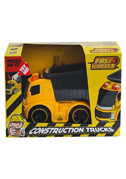 Fast Wheels Sürtmeli Kamyon Sesli Işıklı