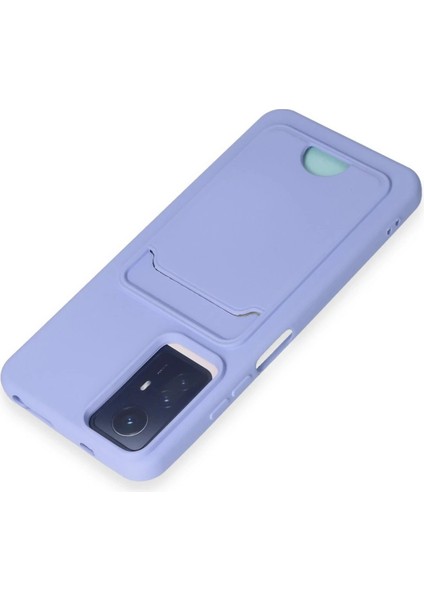 Xiaomi Redmi Note 12S Kılıf Kelvin Kartvizitli Silikon - LILA-(5796) - ME001W-51A993 modelleri