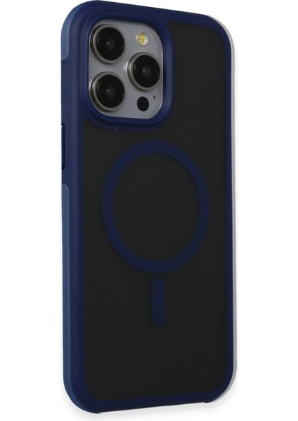 iPhone 15 Pro Max Toras Airbag Magsafe Kapak - Lacivert