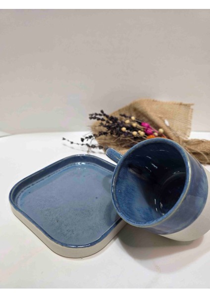 El Yapımı Deniz Esintisi Stoneware Fincan Takımı modelleri