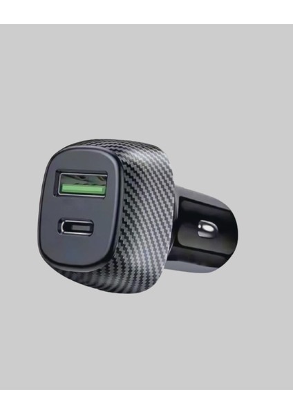 Pd Destekli 38W Araç Şarj Başlığı Type-C + USB Çift Çıkış Hızlı Şarj - ME001W-51UWU7 modelleri