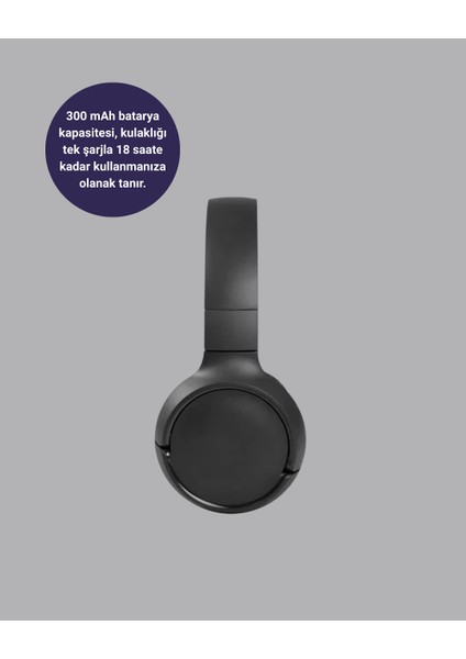 Bluetooth 5.0 Siyah Kablosuz Kulaklık 18 Saat Batarya Katlanabilir Tasarım - ME001W-51UNA8 modelleri