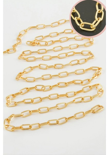 9 mm Oval Zincir 1 Metre