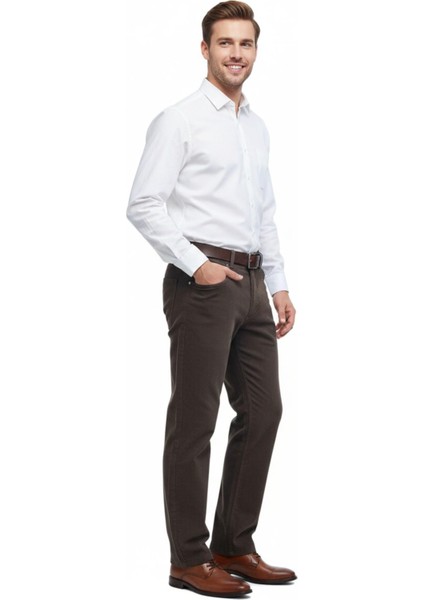 Erkek Regular Fit 5 Cep Kadife Pantolon 320 BGL-ST05054 modelleri