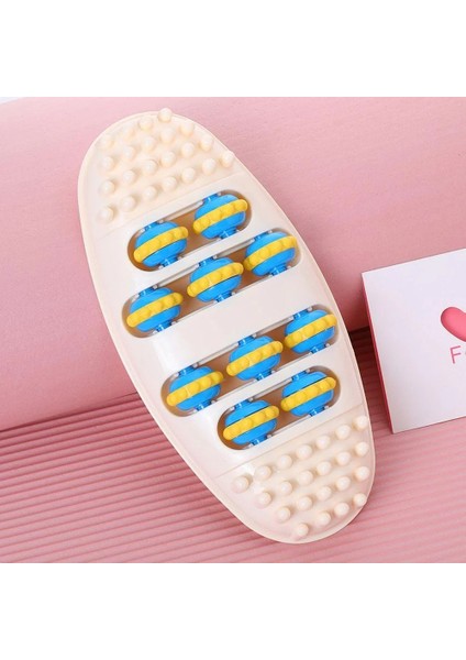 Masaj Mat Masaj Aleti 3D Shiatsu Rulo Ayak Masajı Rulo Ayak Rulo Tekerlek Akupunktur Noktası modelleri