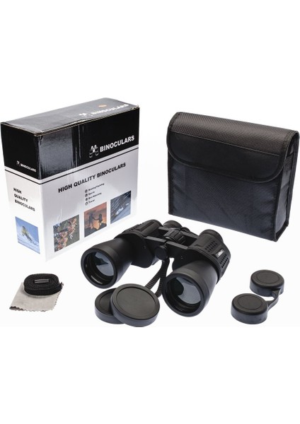 7X50 – Geniş Ön Mercekli Profesyonel El Dürbünü – 1000M/56M – Siyah V3