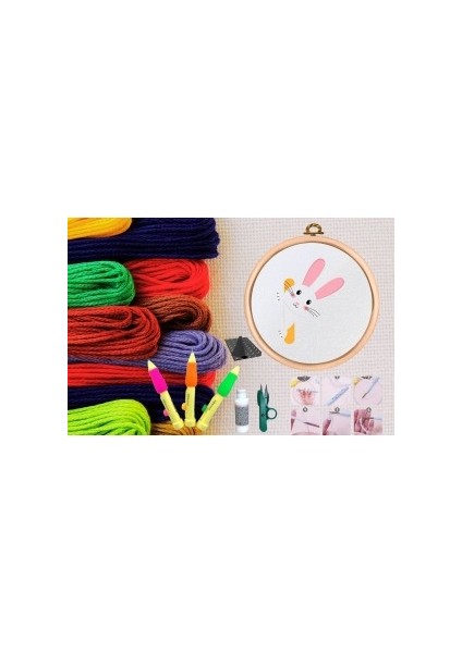 Punch Seti Nakış Seti Kasnaklı Kendin Yap Seti Seri 128