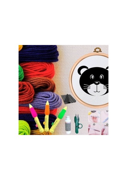 Punch Seti Nakış Seti Kasnaklı Kendin Yap Seti Seri 59