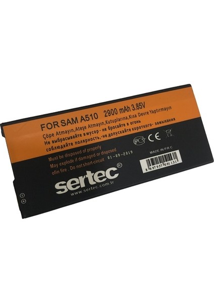 Samsung Galaxy A510 - A5 2016 Uyumlu Batarya