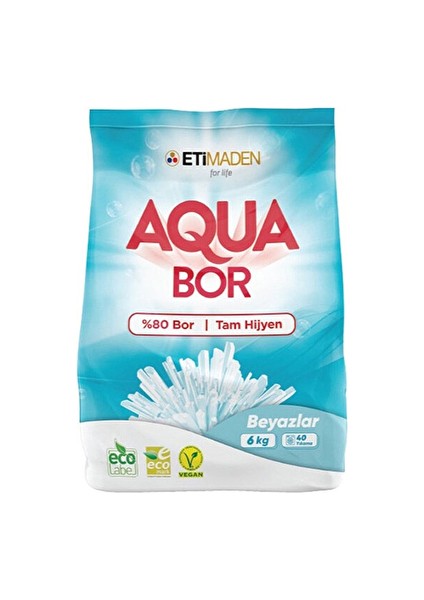 Aqua Bor Deterjan 6 kg Beyaz