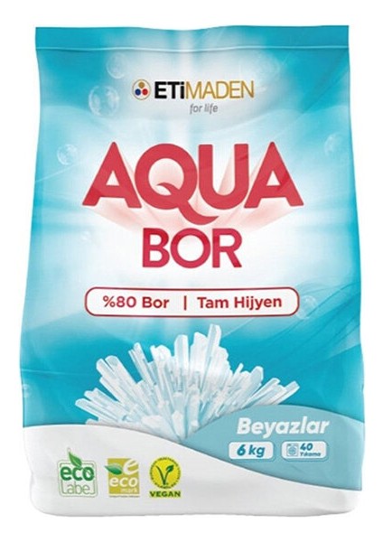 Aqua Bor Deterjan 6 kg Beyaz fiyatları