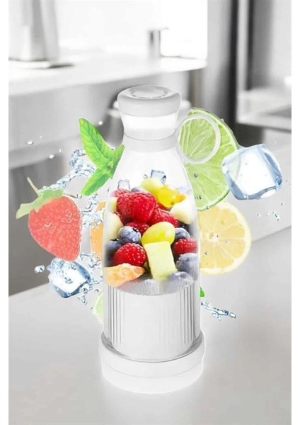El Blender Bardak Blender Şarjlı Taşınabilir Meyve Sıkcağı Smoothie