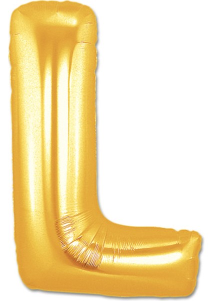 L Harf Folyo Balon Altın Renk 40 Inç