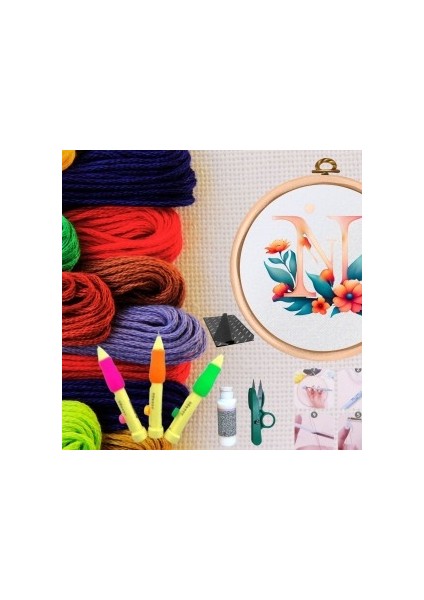 Punch Seti Nakış Seti Kasnaklı Kendin Yap Seti Seri 81