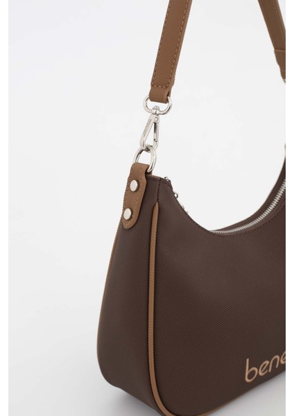Benetton Kadın Kol Çantası Kahve-Camel BNT1690 fiyatları