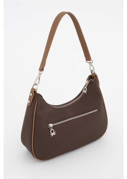 Benetton Kadın Kol Çantası Kahve-Camel BNT1690 modelleri