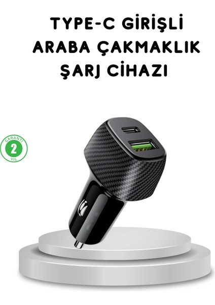 38W Araç Şarj Cihazı Type-C Pd USB Hızlı Şarj Çift Port - ME001W-51UWP2