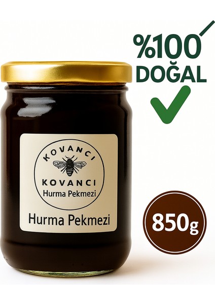 Doğal Hurma Pekmezi – Enerji ve Bağışıklık Deposu!”-Kadın GIRIŞIMCI-850GR-KOVANCI