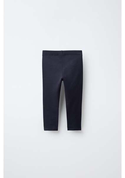 Kız Çocuk Pamuklu 2'li Tayt Seti – Açık Mavi & Lacivert, Esnek Rahat Kalıp modelleri