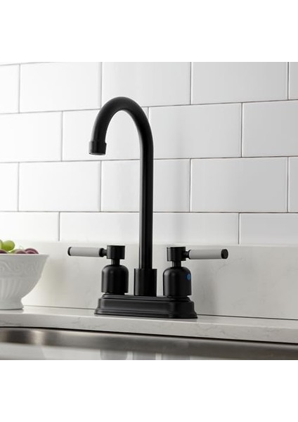 Brass KB8490DKL Bar Musluk, Mat Siyah, 11,56 x 9,31 x 4,75