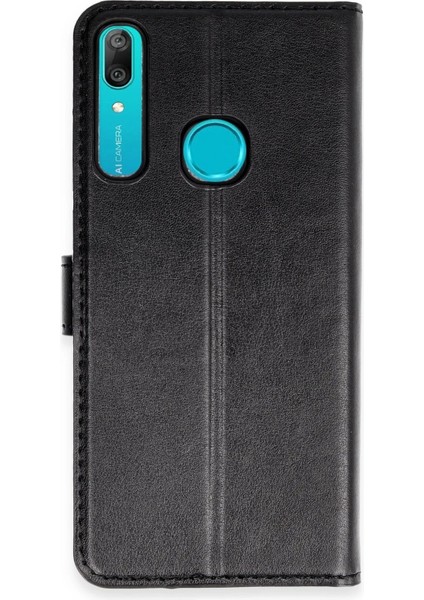 Huawei Y6 Prime Kılıf Trend S Plus Kapaklı Kılıf - Siyah