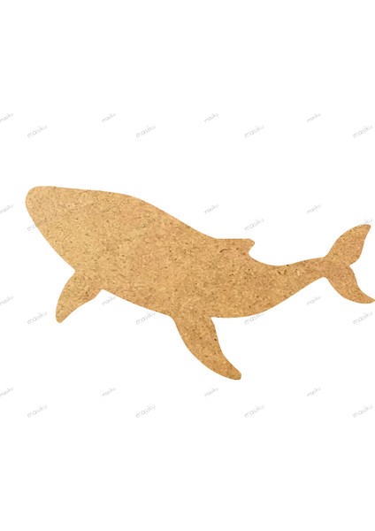 10'lu Paket Ahşap Duvar Dekoru - ST_00410 - 8 x 4 cm