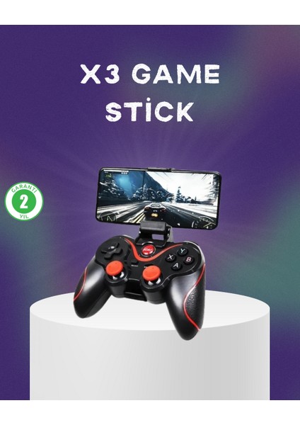 Telefon Tablet ve Pc Için Çok Fonksiyonlu Bluetooth Gamepad