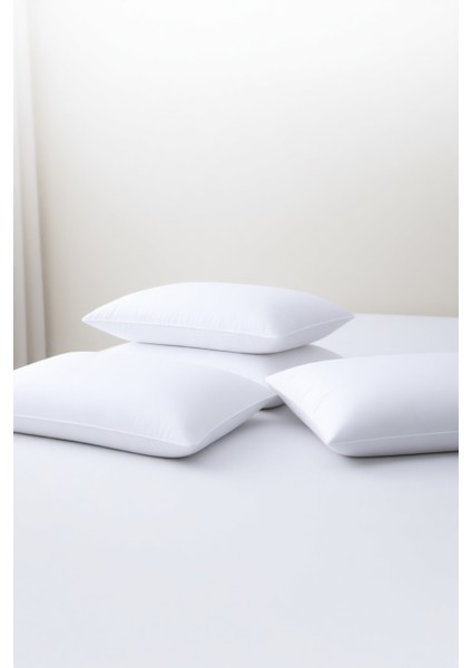 Beyaz Desenli Bamboo Yastık (50X70) 4 Adet modelleri