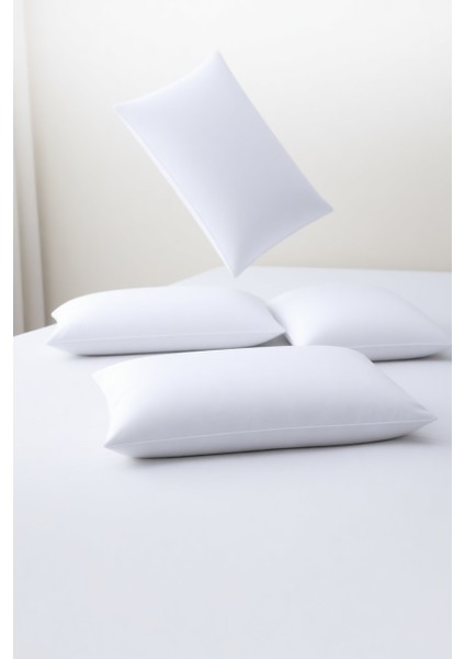 Beyaz Desenli Bamboo Yastık (50X70) 4 Adet fırsatları