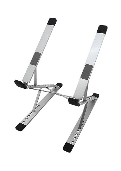 Kaliteli Tok Alüminyum Dizüstü Bilgisayar Notebook Standı Yüksekliği Ayarlanabilir 30CM Maksimum Yükseklik Stand Taşınabilir Yükseltici MacBook Uyumlu Tüm Dizüstü Bilgisayar 10-16 Inç N8 fiyatları