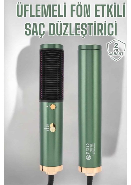 Üflemeli Fön Tarak Düzleştirici Seramik Kaplama Elektriklenme Karşıtı - BI001V-4Z2EY0 fiyatları