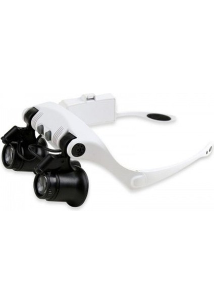 Kuyumcu Saat Onarım Için 10X-15X-20X25X Mercekli Gözlük Büyüteç 9892G-3A