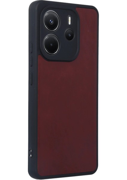 Xiaomi Redmi Note 14 4g Kılıf Aras Deri Kapak - BORDO-(5796) - BI001V-4YEWF0 indirimleri