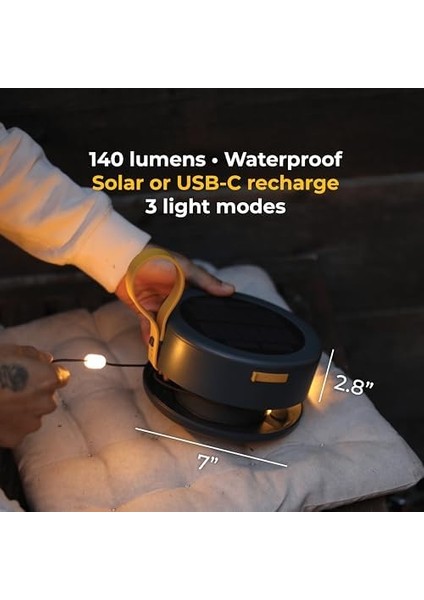 Solar Dize Işıkları + Çıkarılabilir Güç Ünitesi: 13,4 Metre