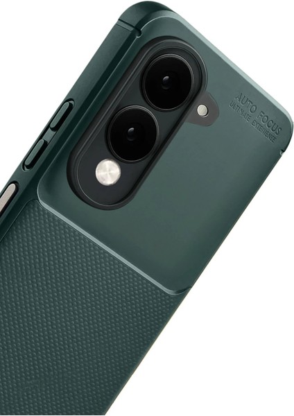 Vivo Y29S Auto Focus Karbon Kapak - Koyu YEŞIL-(5796) - BI001V-4YGA05 fırsatları
