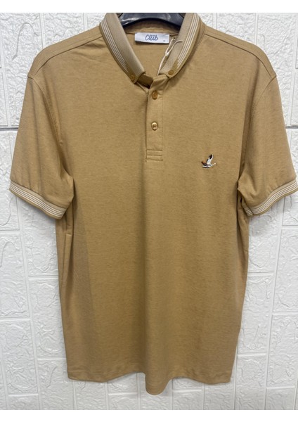 Kolu Kısa Pike Kumaş Erkek Tişört