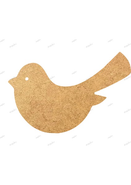 10'lu Paket Ahşap Duvar Dekoru - ST_0061 - 8 x 5 cm