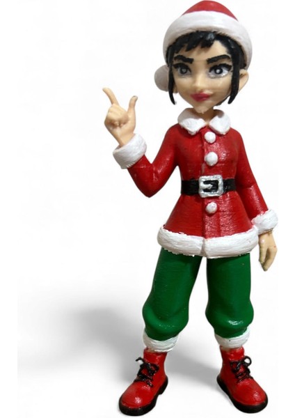 Noel Rumi – Yeni Yıl Temalı 3D Koleksiyon Figürü | El Boyama |demon Hunters Esintili | Kpop Figür fiyatları