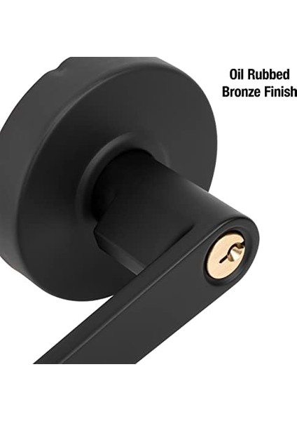 SLCHSR10B Ağır Hizmet Kolu Tarzı, 2. Sınıf Ticari Depo Kapı Kilidi, Çarpma Durdurucu, Yağ Ovuşturulmuş Bronz Kaplama, Siyah fiyatları