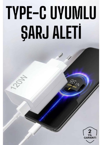 Type-C 120W Şarj Aleti Hızlı Şarj Turbo - ME001W-51ME89