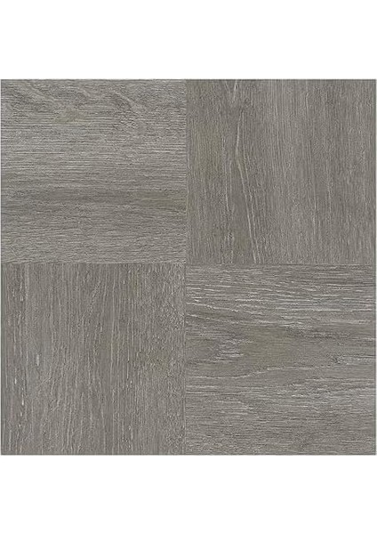 Tivoli Kendinden Yapışkanlı Yer Karosu, 45 - 30,48 cm x 30,48 Cm, Kömür Grisi Ahşap - Soyma ve Çubuk, Mutfak, Yemek Odası, Yatak Odası, Bodrum ve Banyolar Için Kendin Yap Zemin,