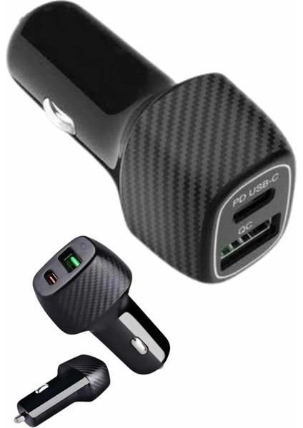 Araç Içi Hızlı Şarj Soketi 38W Oto Çakmaklık Type-C Araba Çakmaklık - ME001W-51VQA2 modelleri