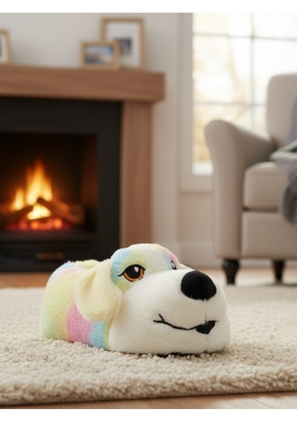 Yüksek Kalite Yumuşak Kaymaz Taban Sevimli Hayvanlar Peluş Ev Pandufu Ev Botu