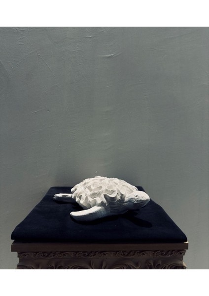 Modern Deniz Kaplumbağası Heykel – 34X28 cm Polyester Mercan Dokulu & Masa Üstü modelleri