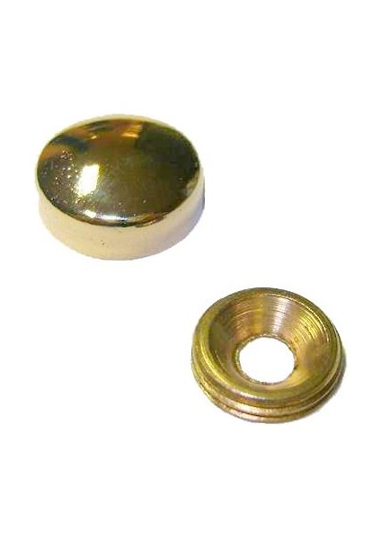 Vida Kapama Kapağı 20 Mm, Sarı - 100 Adet